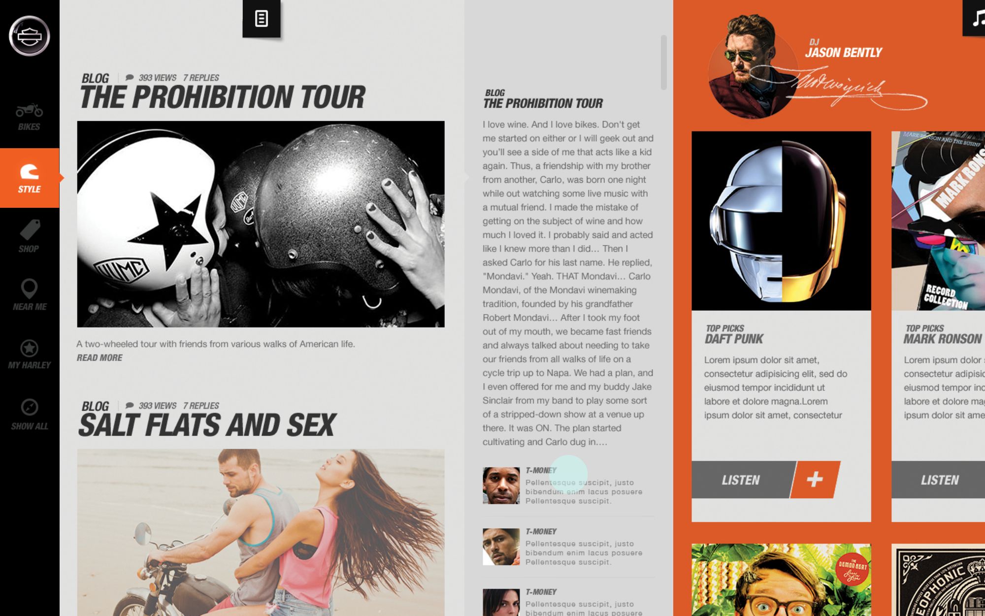 Stories that fuel independents — HD.com concept screen